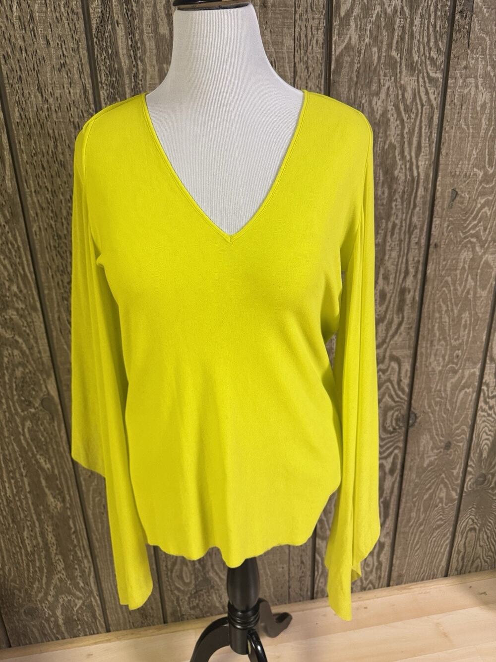 FUZZI YELLOW TOP LG